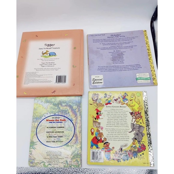 Winnie The Pooh Book Lot 4 Books Tigger Easy to Read Treasury Oh Bother Grand Ad - Picture 3 of 13